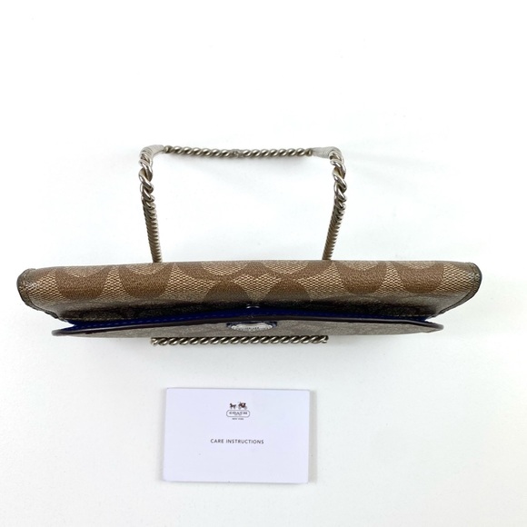 ⛔️SOLD⛔️ Coach F49154 SKHNV Peyton Signature Slim Envelope - Picture 7 of 9